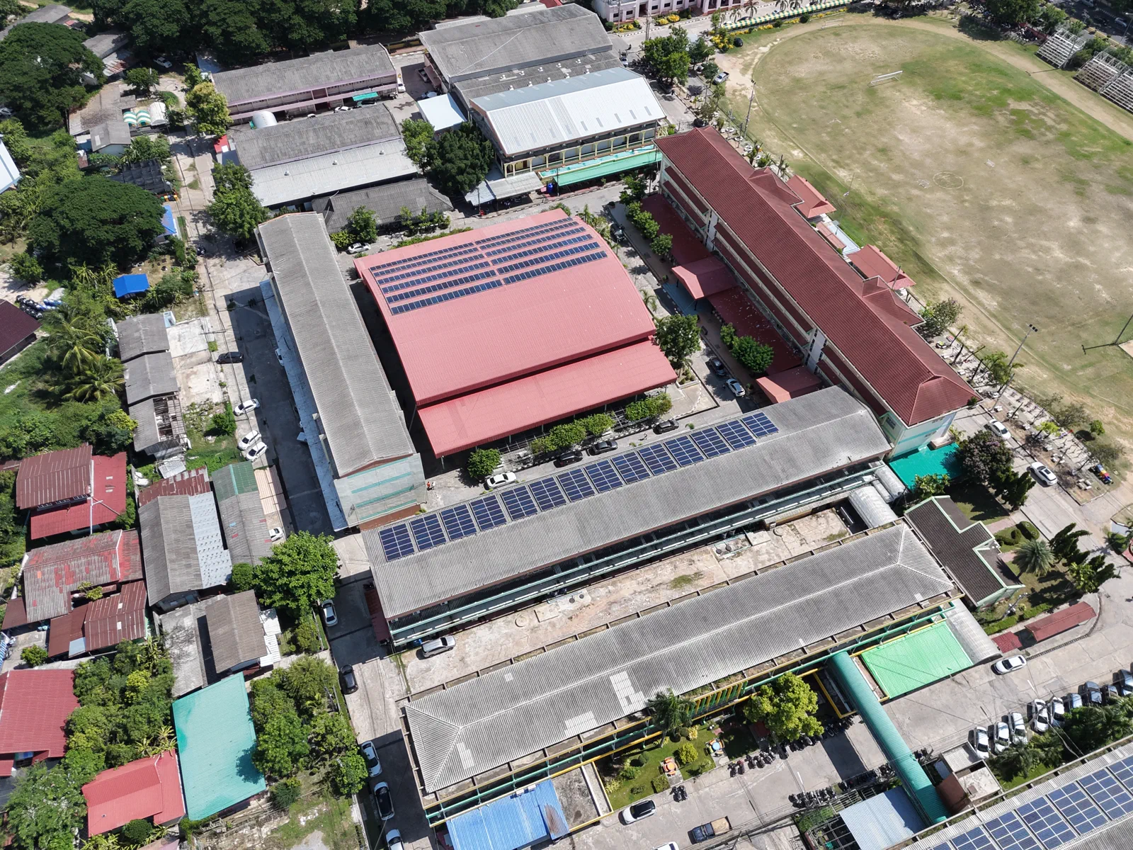 งานติดตั้ง Solar Cell Rooftop ในเขตชุมชนเพื่อประหยัดพลังงานครอบคลุม